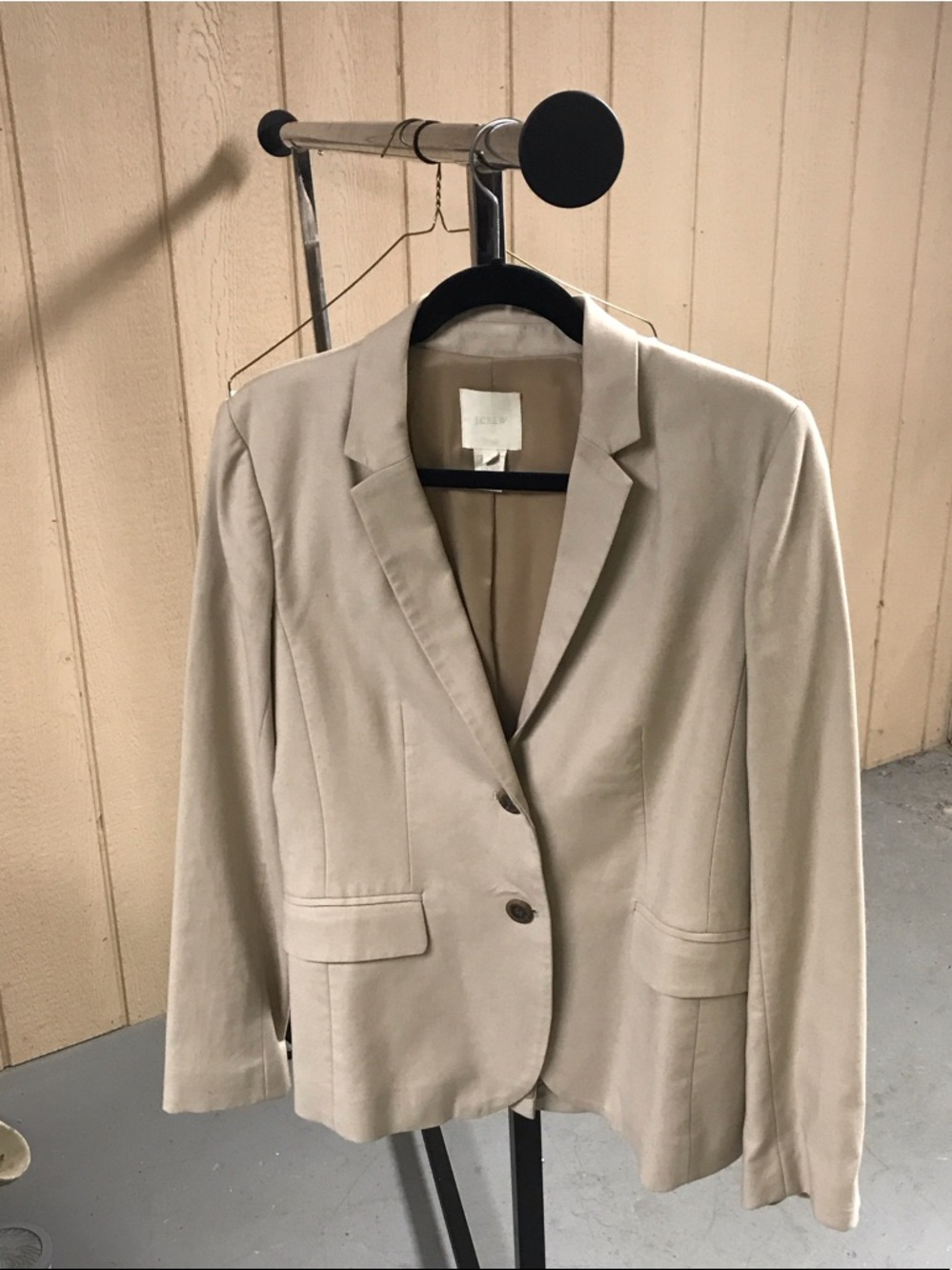 J. Crew Women's Light Beige Tailored Blazer